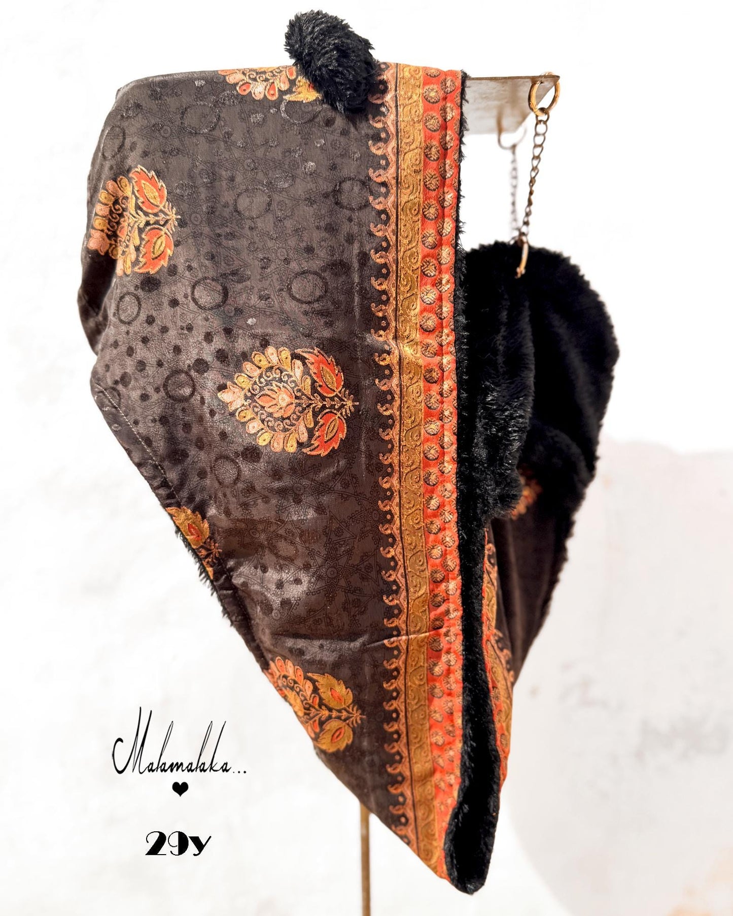 Animalakas Reversible Plush Hood | Unisex Festival Streetwear — One of a Kind
