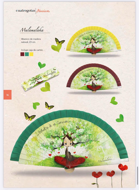 Malamalaka Handcrafted Wooden Fan | Artistic Designer Fan · Unique Gift for Women