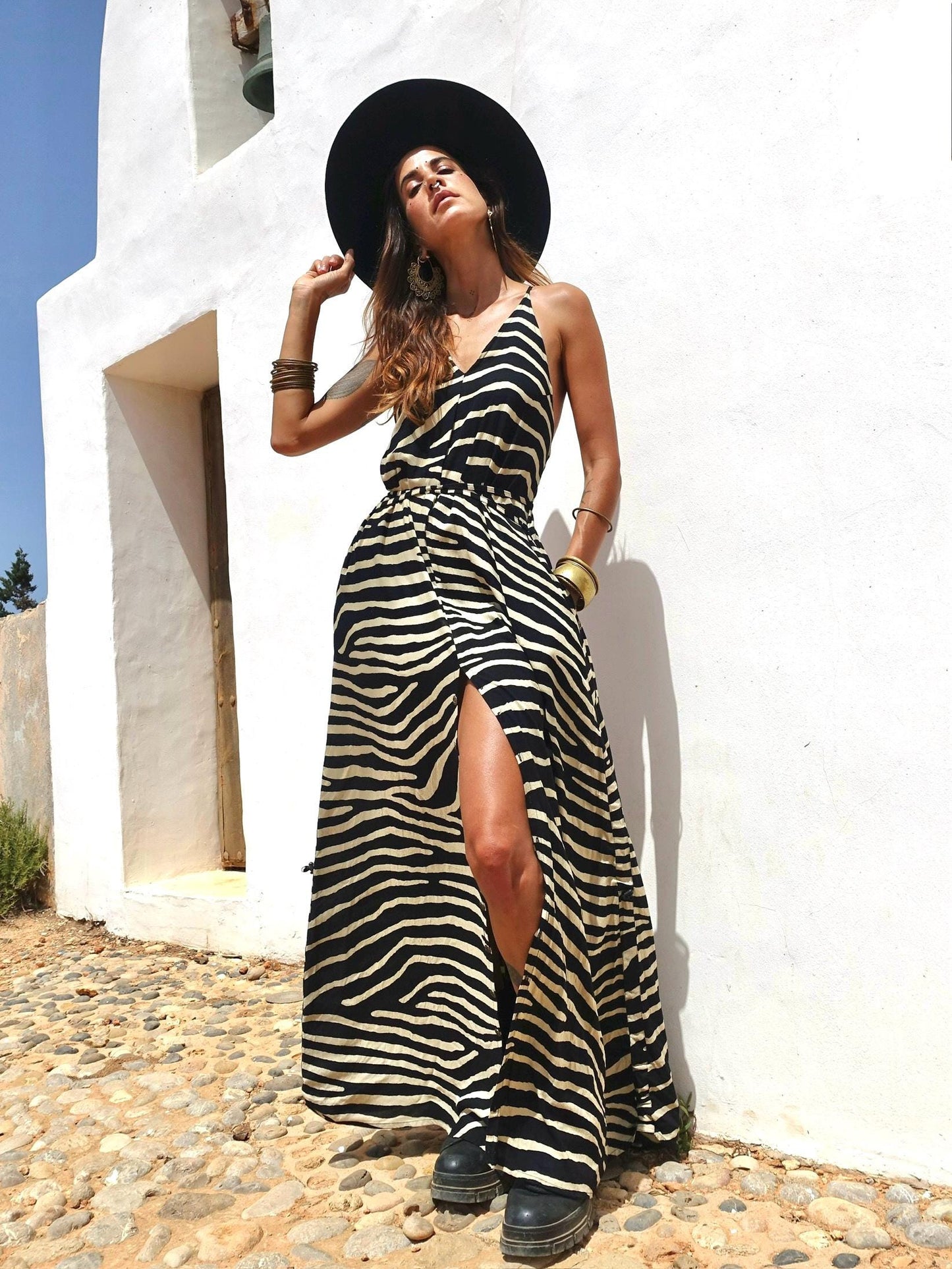 2-in-1 Dress & Jumpsuit — Transformable with Pockets | Boho Asymmetric Wedding Party Glamour · Ibiza Style