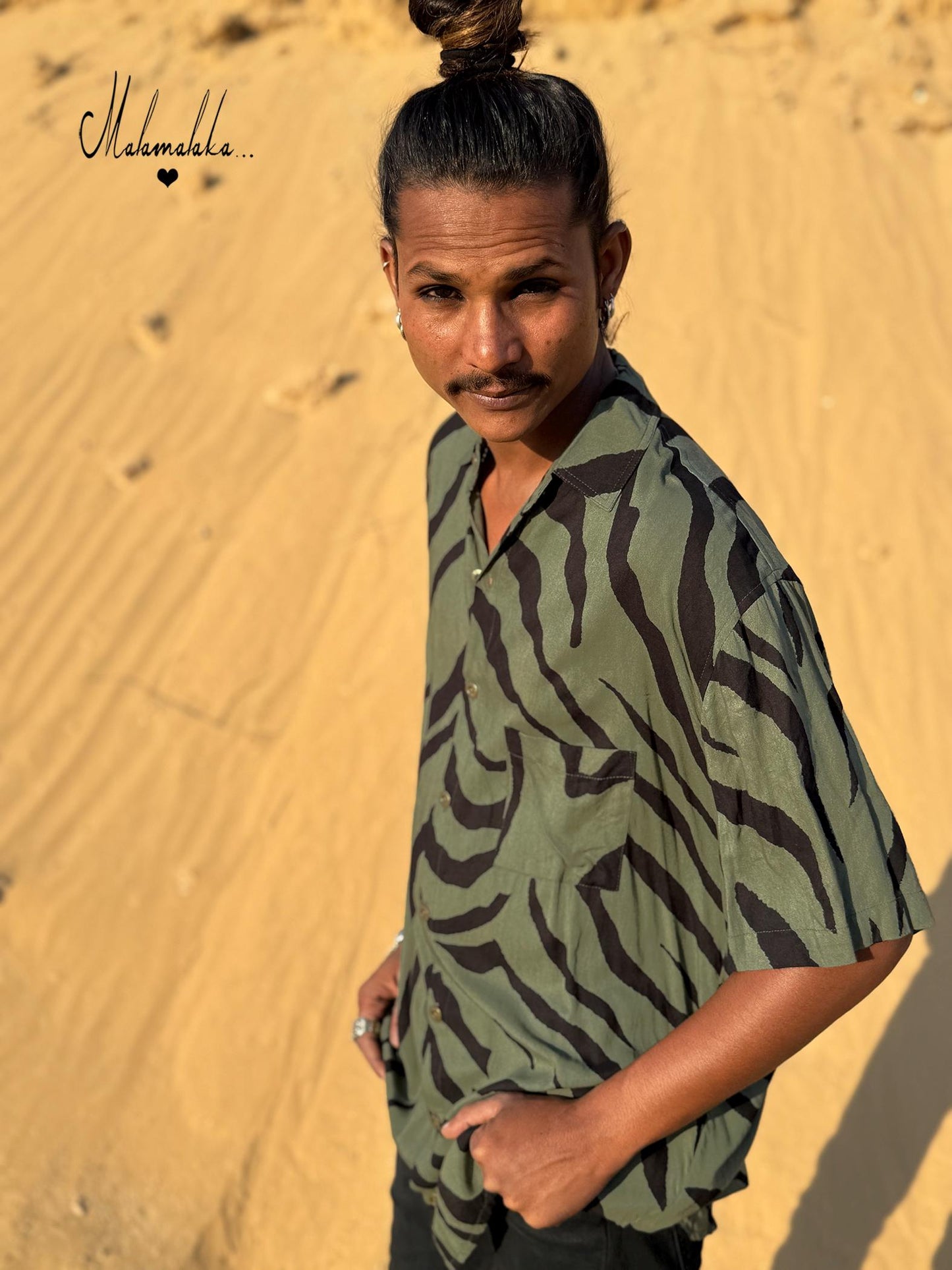 Men's Bohemian Button-Up Shirt | Elegant Dress Shirt · Hawaiian Style