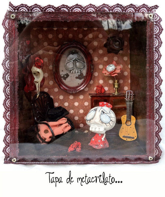 Minimundo Collectible Sculpture | Miniature Dollhouse Lamp · Unique Art Piece