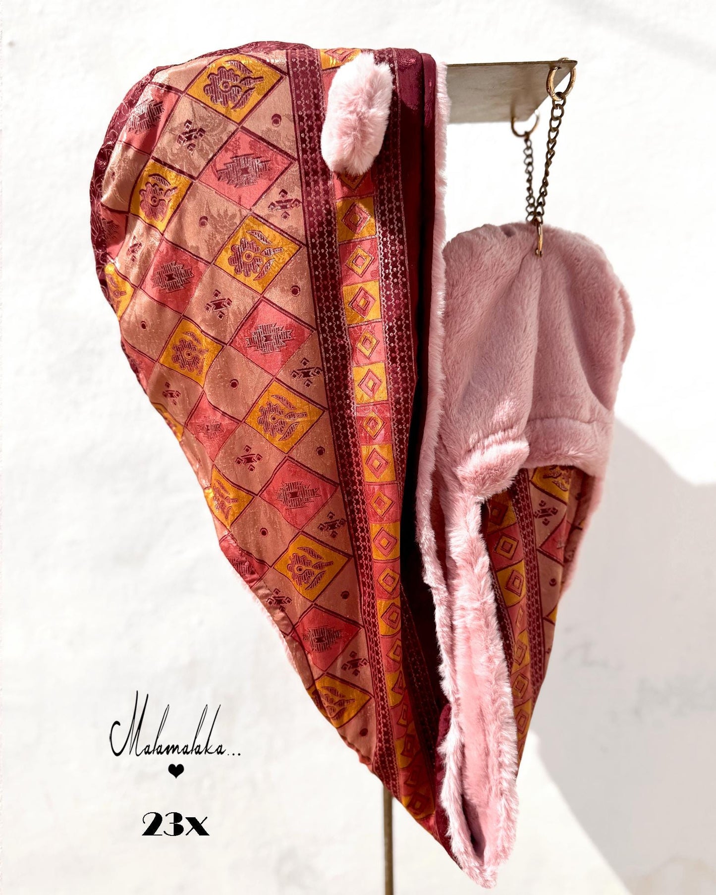 Animalakas Reversible Plush Hood | Unisex Festival Streetwear — One of a Kind