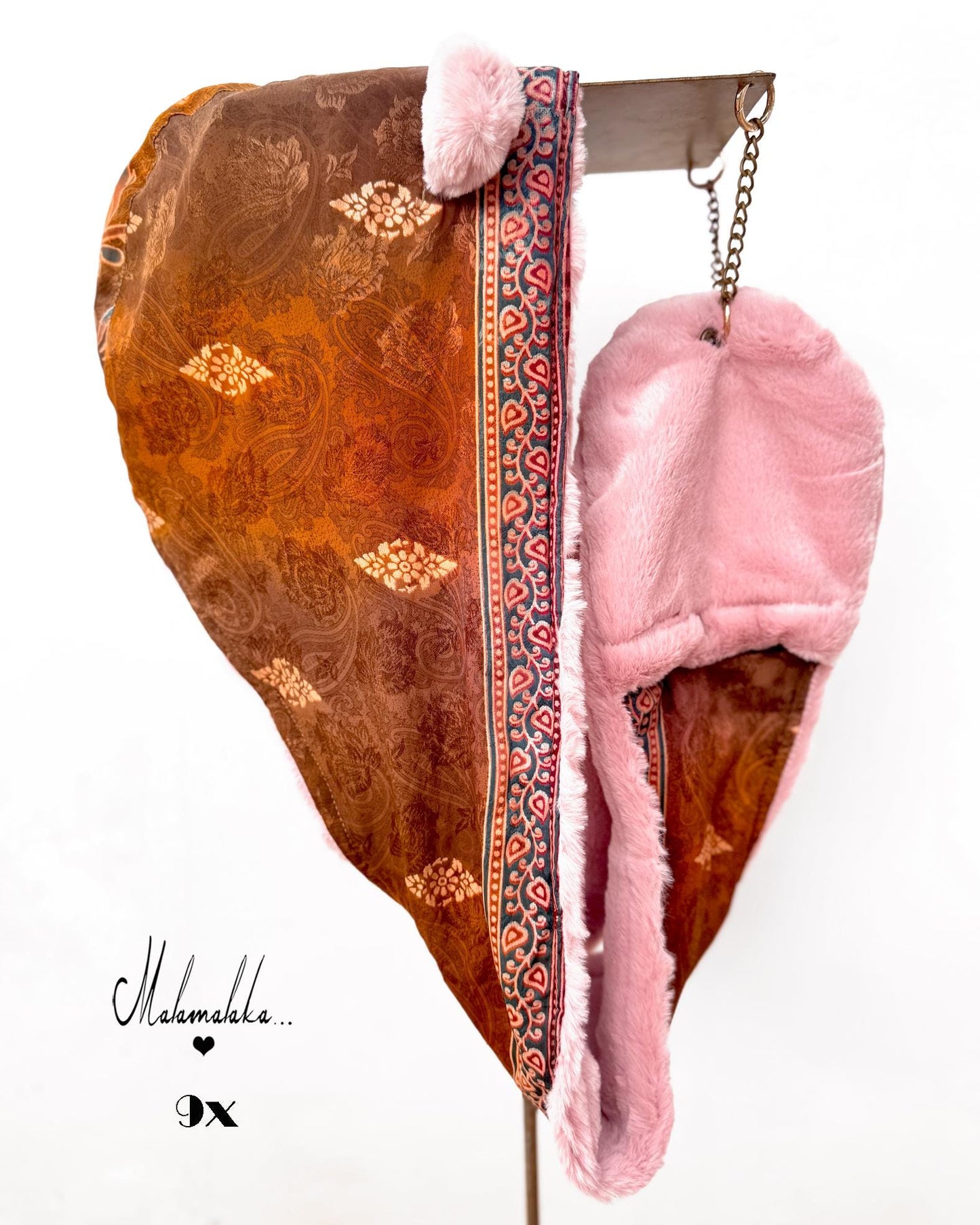 Animalakas Reversible Plush Hood | Unisex Festival Streetwear — One of a Kind