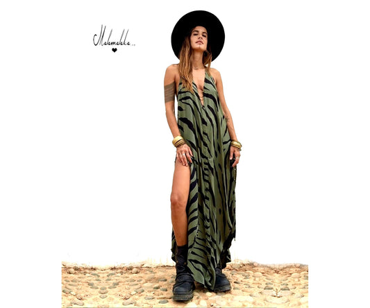Transformable Mullet Maxi Dress | Backless Boho Party Dress · Elegant Ibiza Style