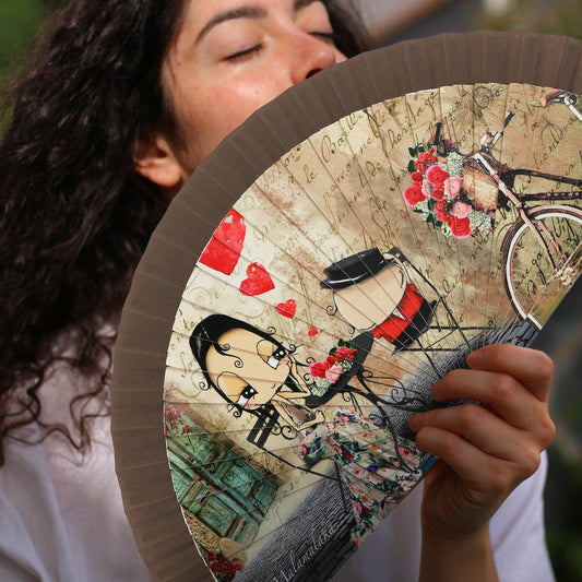 Malamalaka Handcrafted Wooden Fan | Artistic Designer Fan · Unique Gift for Women