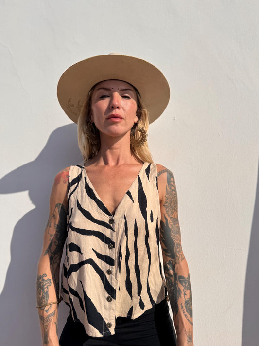 Open Back Rayon Blouse | Women's Boho Summer Top · Elegant Ibiza Style