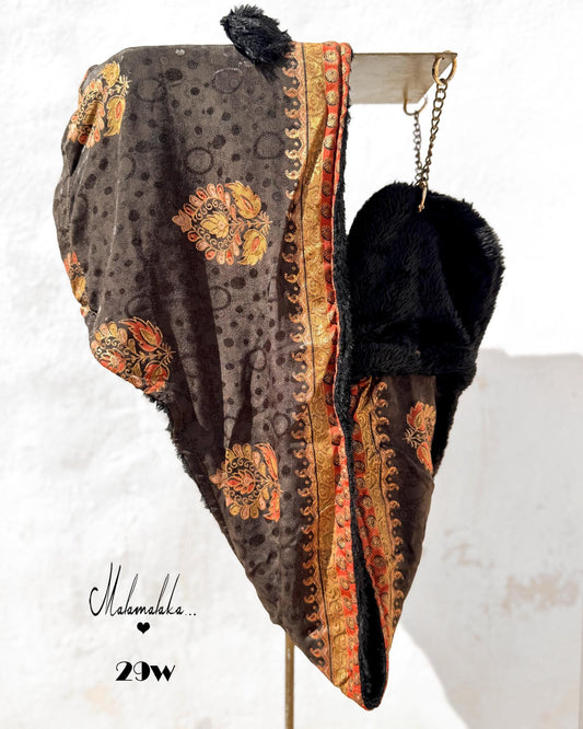 Animalakas Reversible Plush Hood | Unisex Festival Streetwear — One of a Kind
