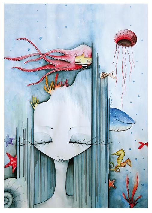 Giclée Art Print | Watercolour Illustration · Narrative Wall Art