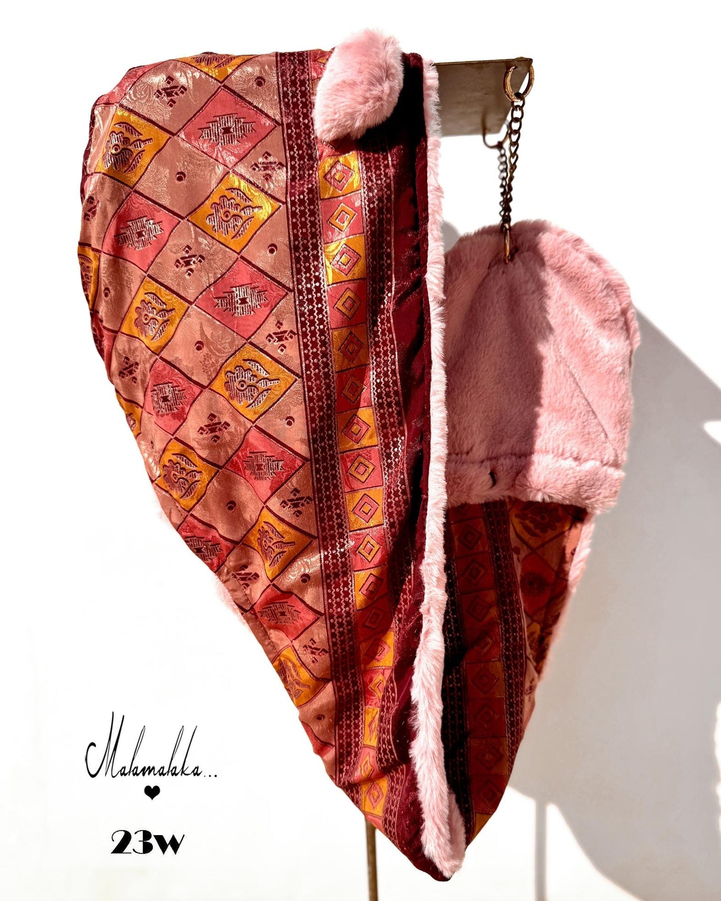 Animalakas Reversible Plush Hood | Unisex Festival Streetwear — One of a Kind