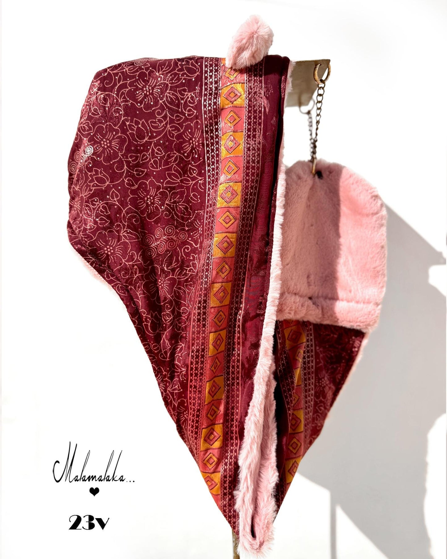 Animalakas Reversible Plush Hood | Unisex Festival Streetwear — One of a Kind
