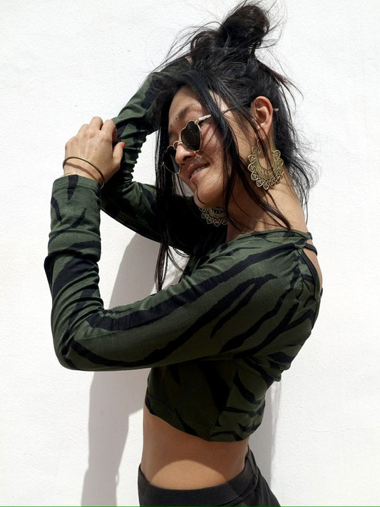 Women's Long Open Back Rayon Top | Boho Elegant Summer Blouse · Ibiza Style
