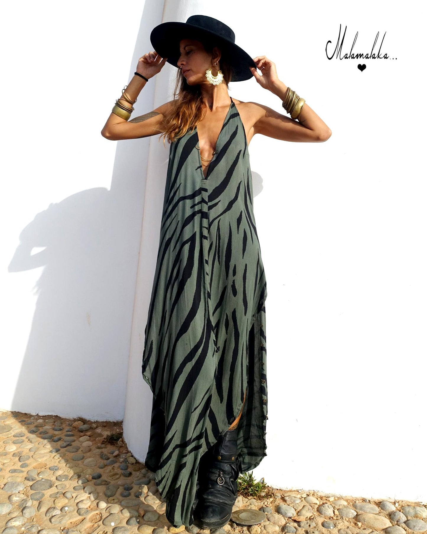 Transformable Mullet Maxi Dress | Backless Boho Party Dress · Elegant Ibiza Style