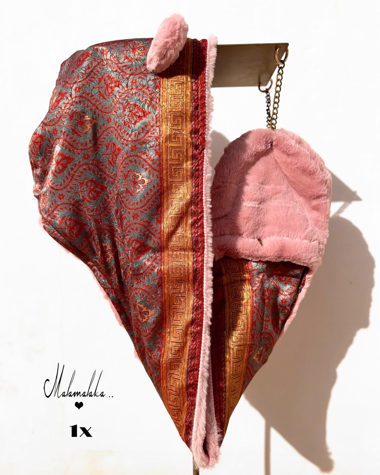Animalakas Reversible Plush Hood | Unisex Festival Streetwear — One of a Kind