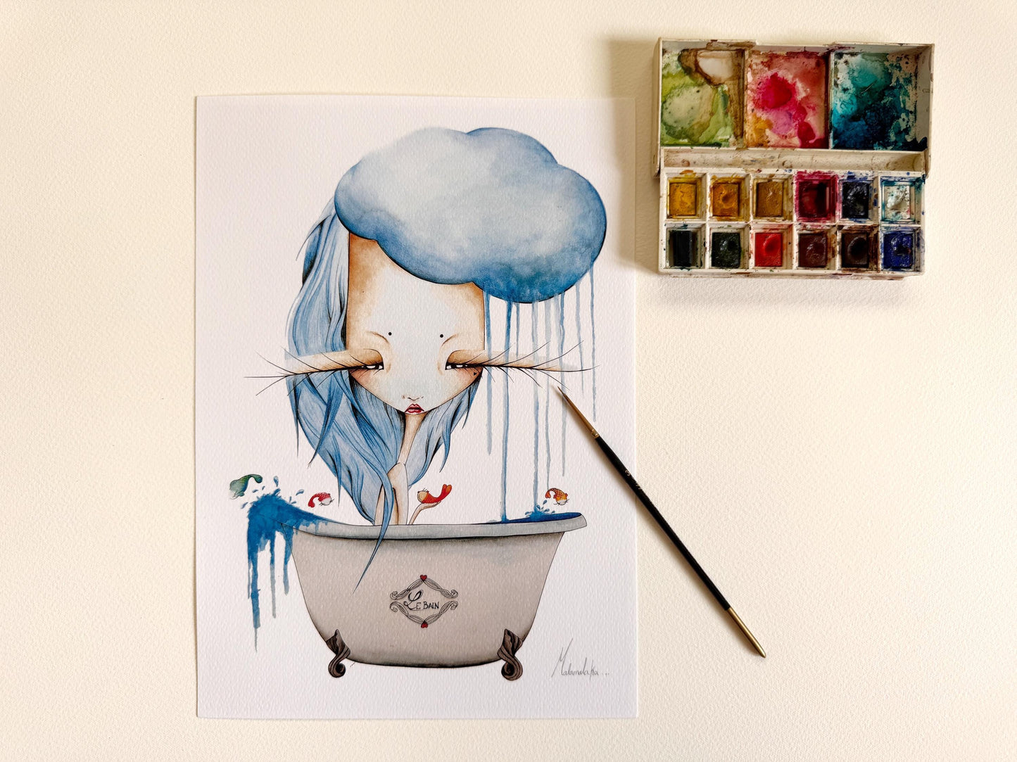 Giclée Art Print | Watercolour Illustration · Narrative Wall Art