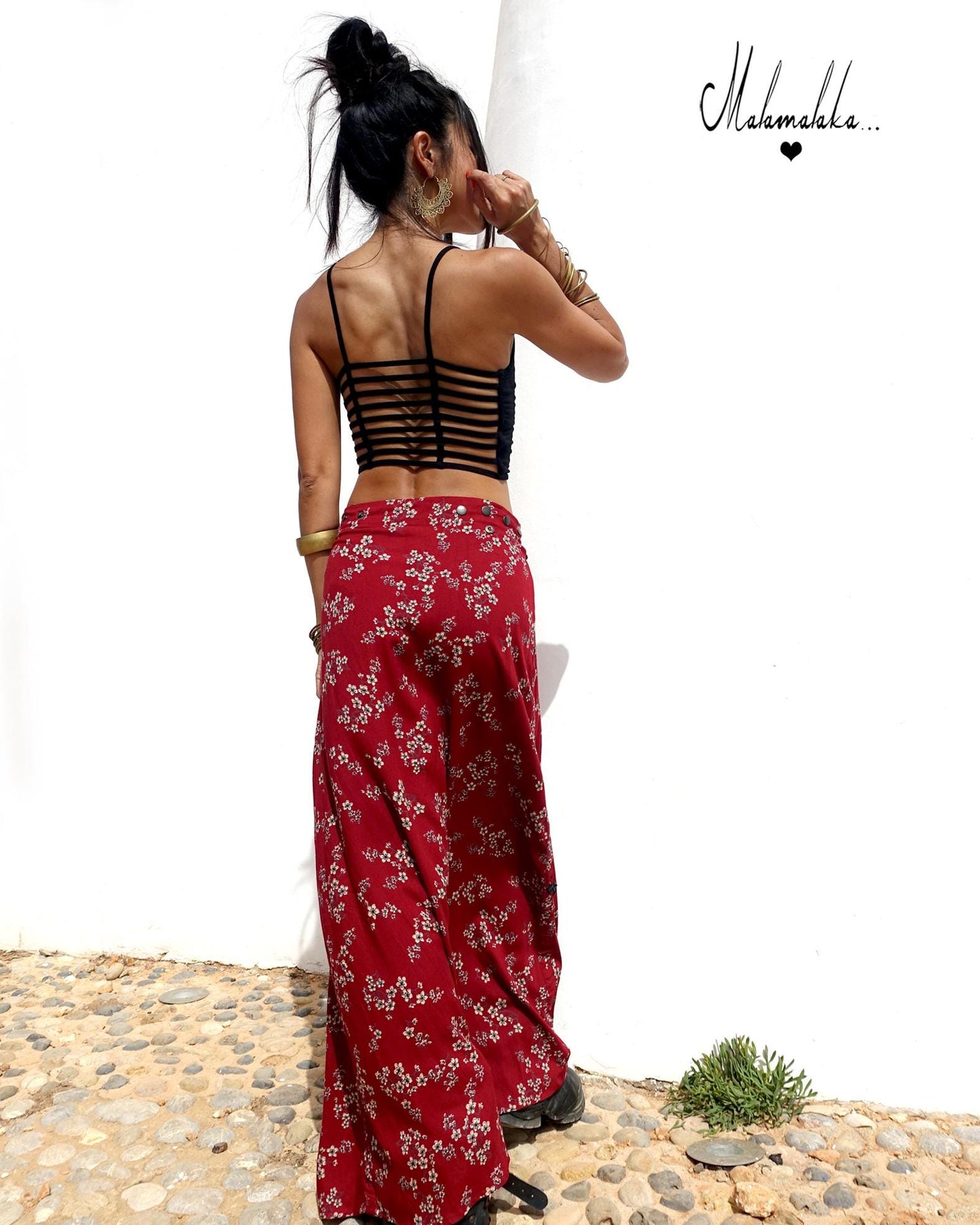 Transformable Rayon Maxi Skirt | Open Asymmetric Boho Gypsy Tribal · Steampunk Style