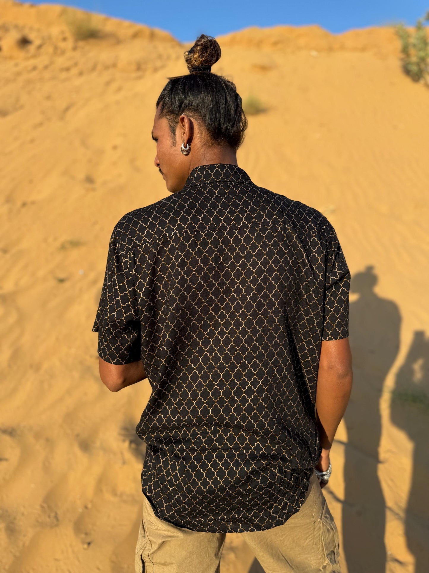 Men's Bohemian Button-Up Shirt | Elegant Dress Shirt · Hawaiian Style