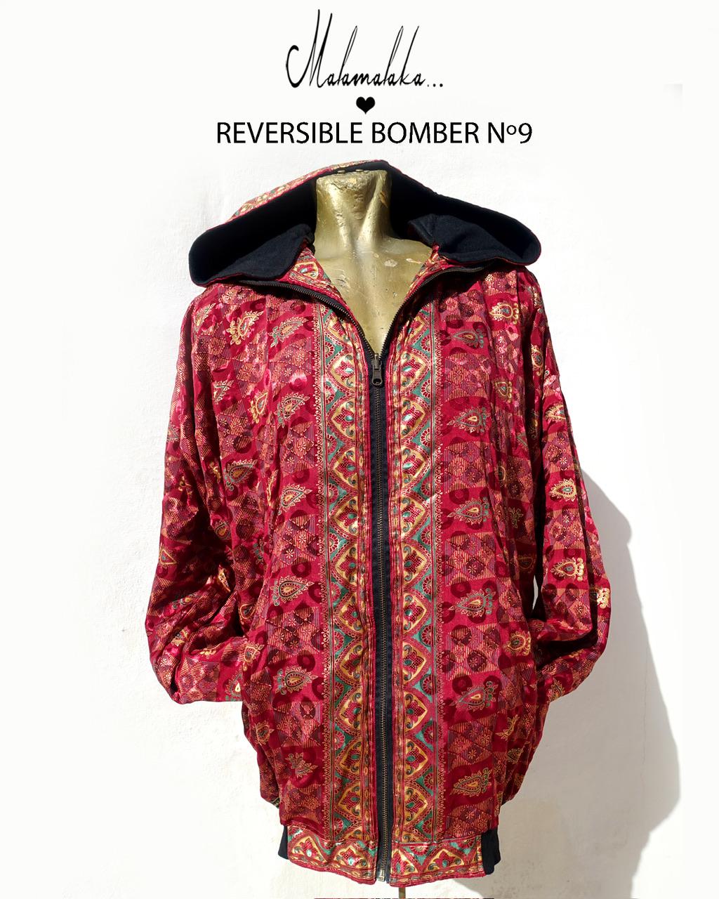 Reversible Plush Bomber Jacket | Detachable Hood · Size L · Unisex Festival Trap Streetwear