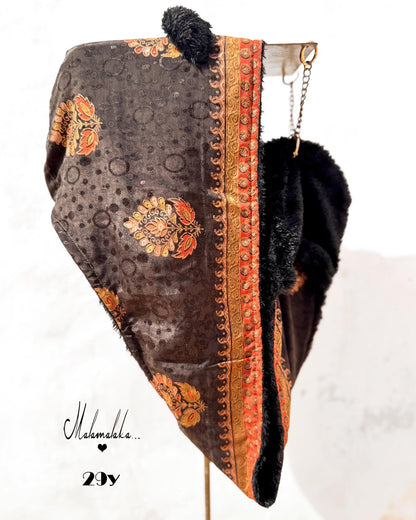 Capucha peluche reversible