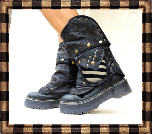 Fringe Boot Covers | Pockets · Western Steampunk Festival Biker Style · No.112