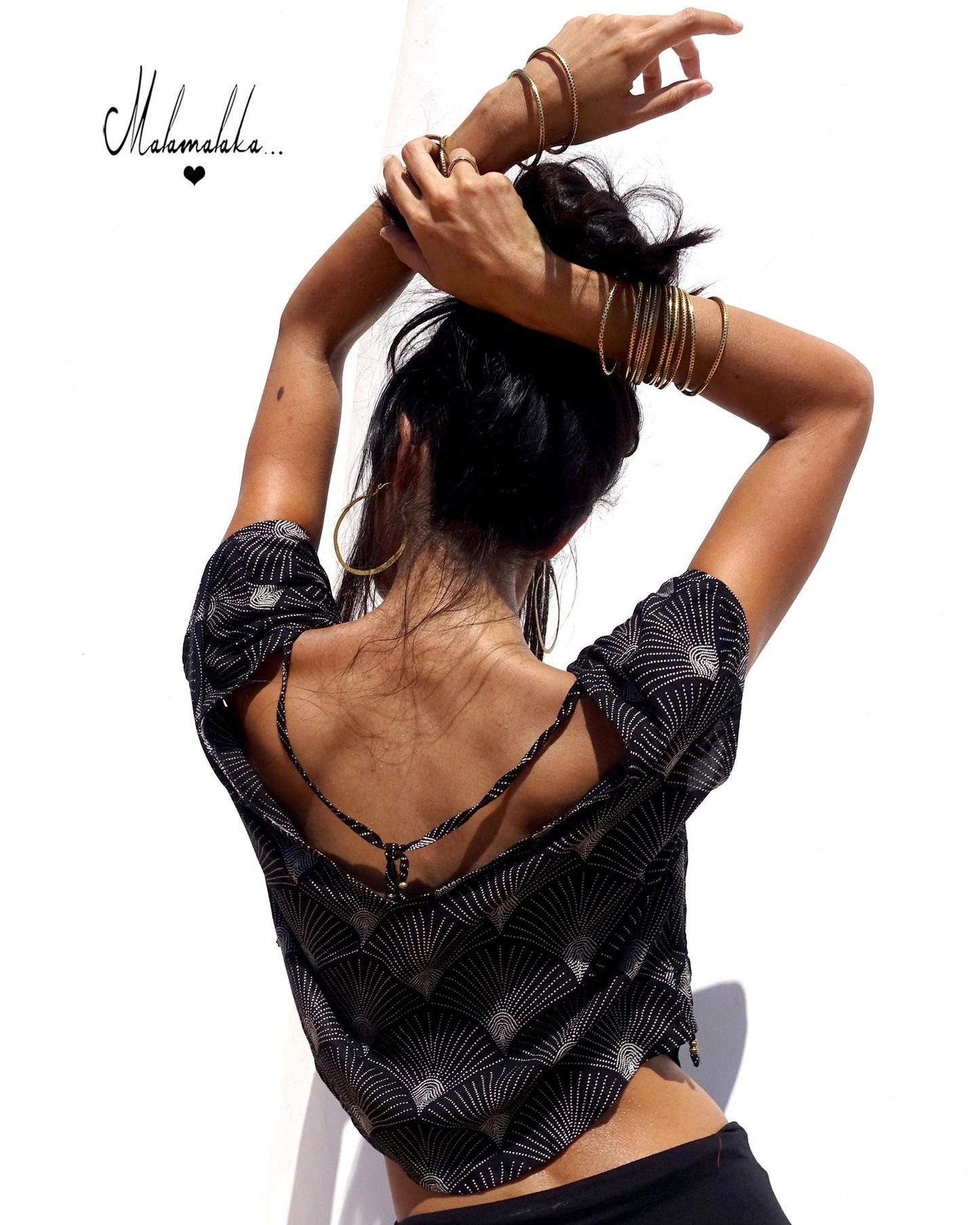 WOMAN SHIRT A...blusa mujer, blusa espalda abierta, blusa verano mujer, blusa boho, blusa ibiza, blusa elegante, blusa ryon