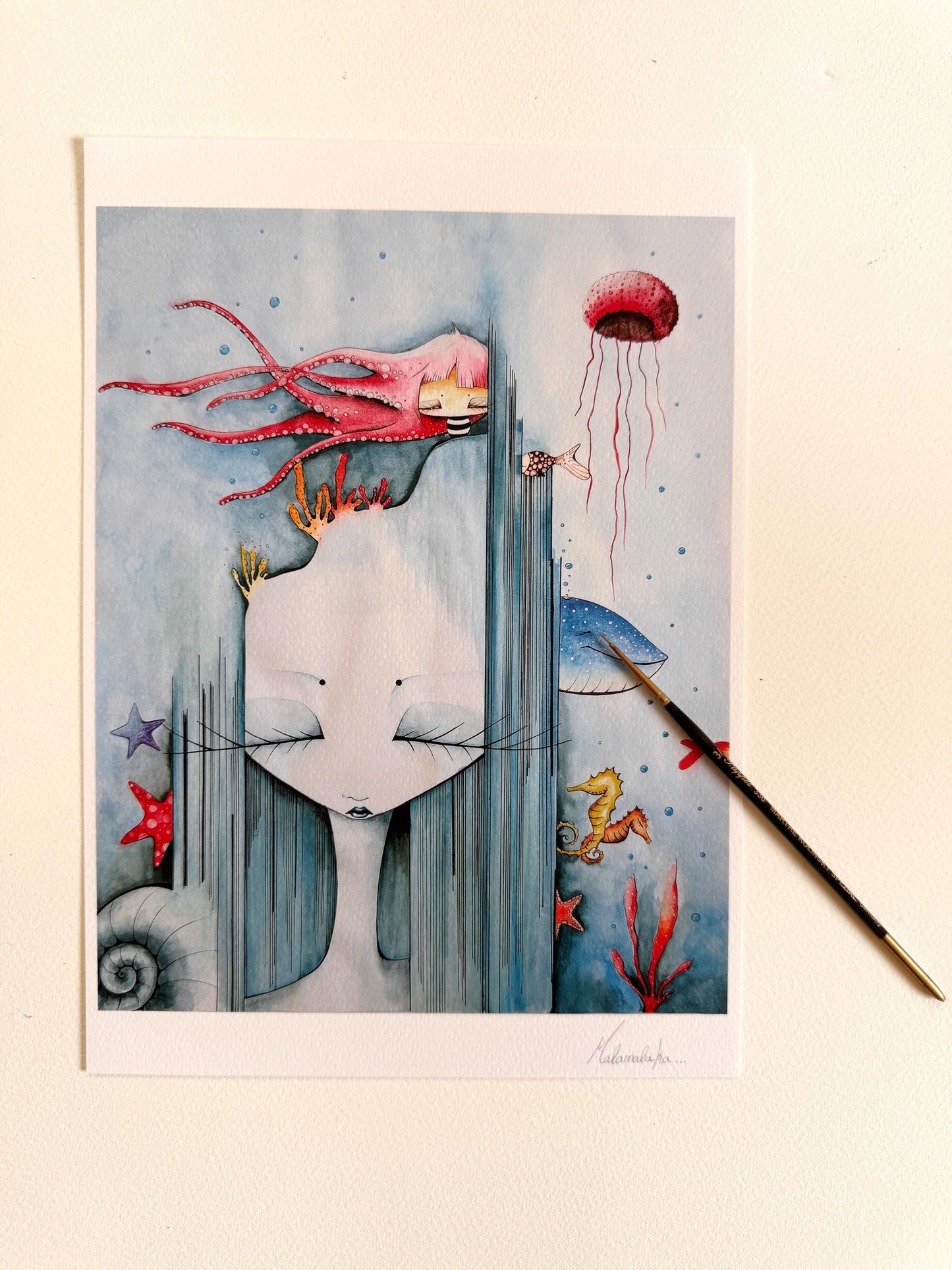 Giclée Art Print | Watercolour Illustration · Narrative Wall Art