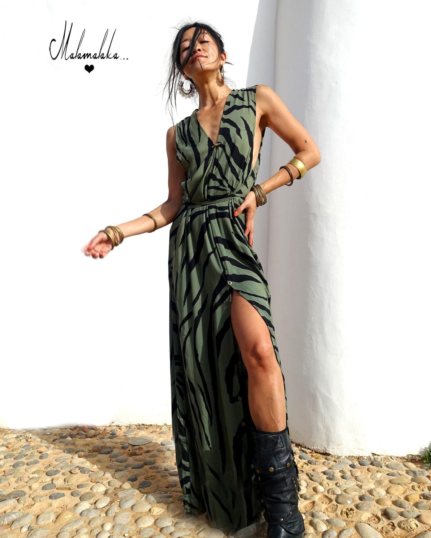 Transformable Mullet Skirt Maxi Dress | Backless Boho Party Dress · Elegant Ibiza Style