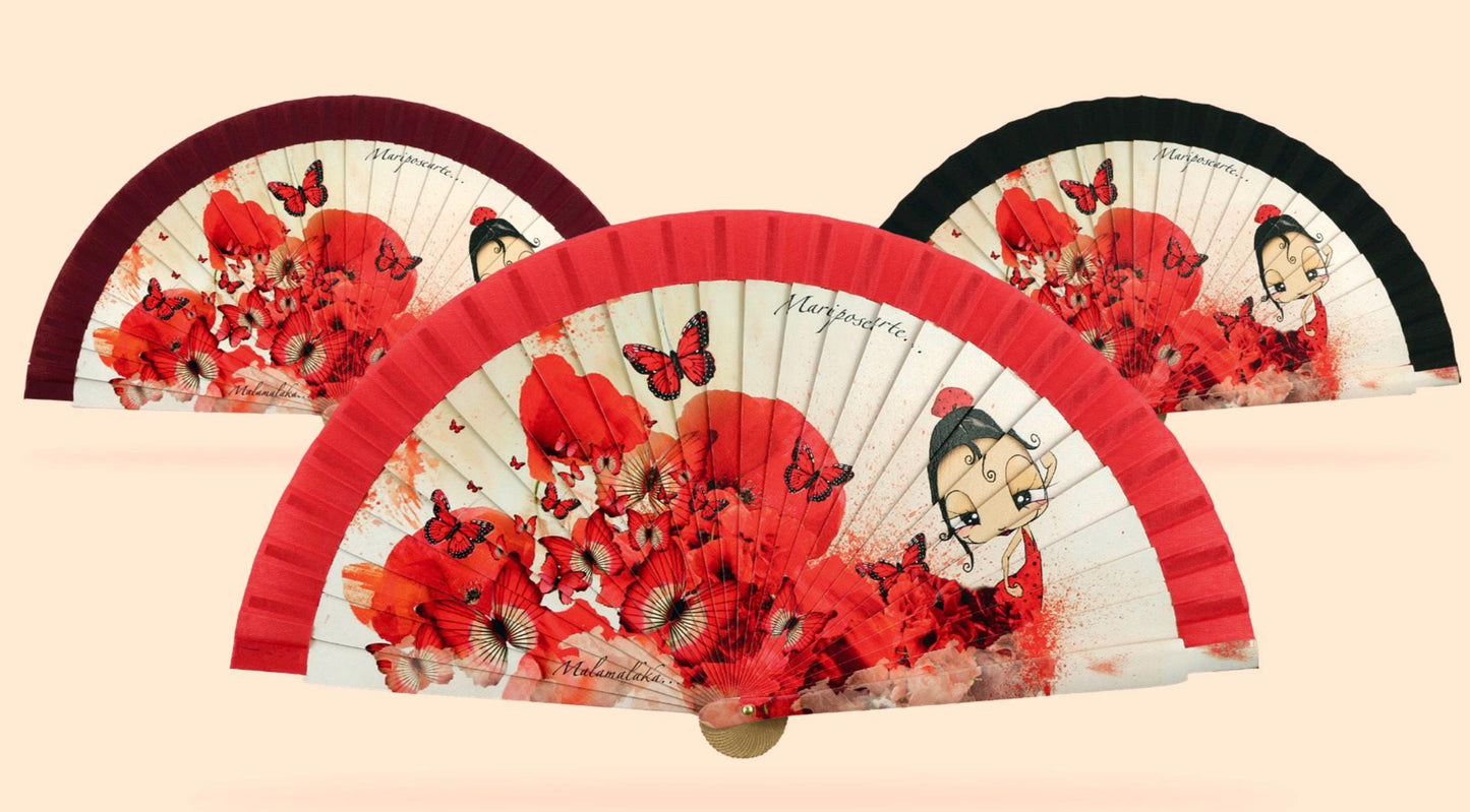 Malamalaka Handcrafted Wooden Fan | Artistic Designer Fan · Unique Gift for Women