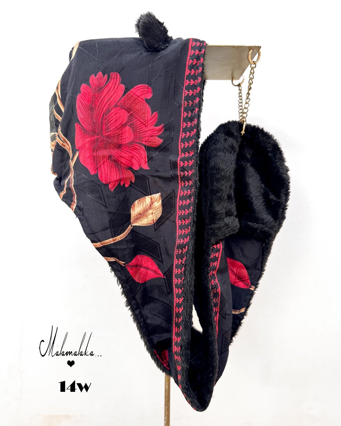 Animalakas Reversible Plush Hood | Unisex Festival Streetwear — One of a Kind