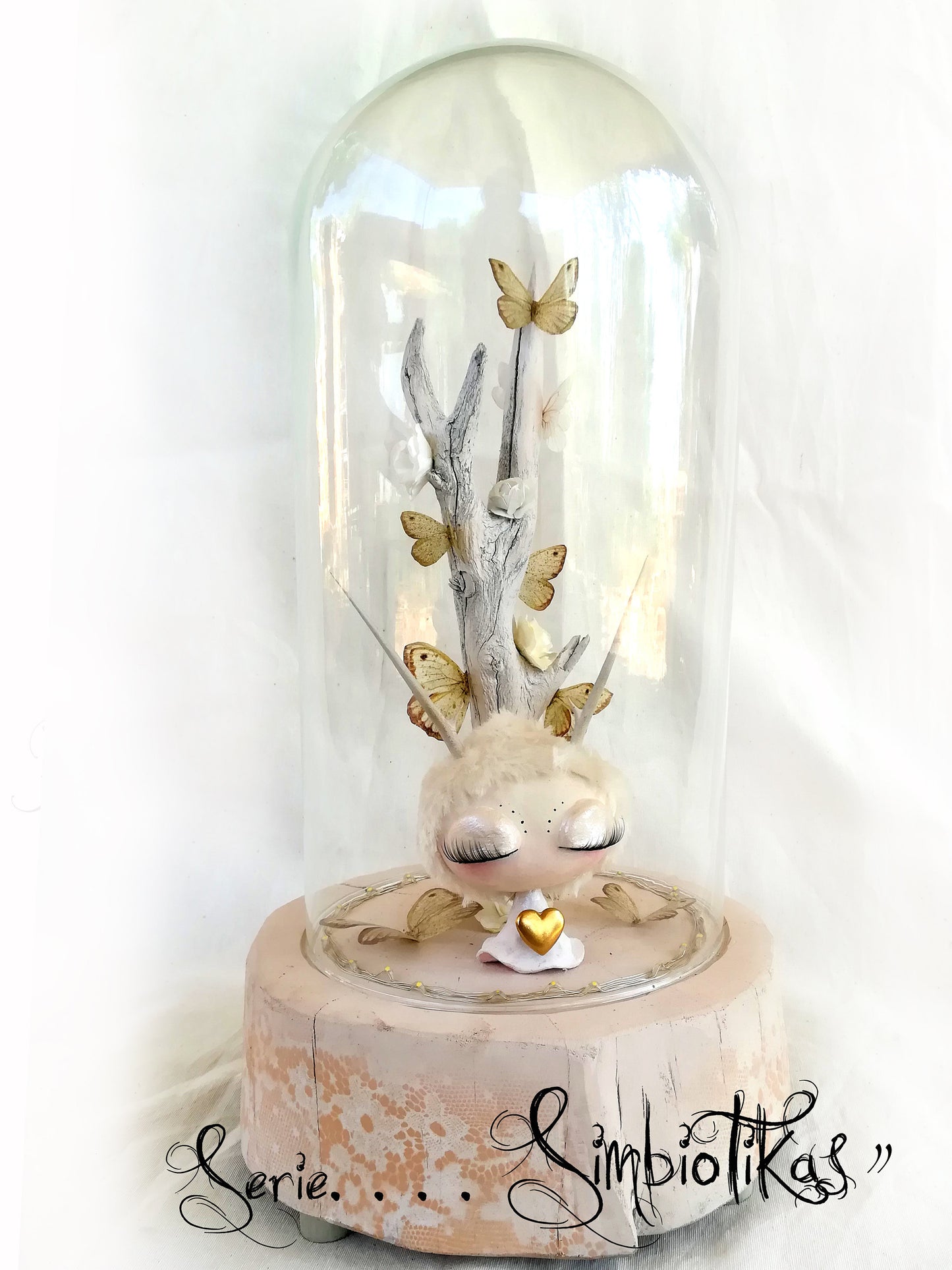 Glass Dome Pop Art Sculpture | Diorama Terrarium Art Lamp · Miniature Dollhouse Collectible