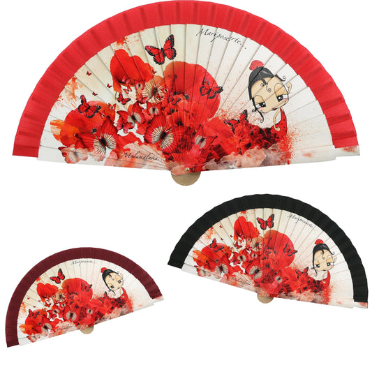 Malamalaka Handcrafted Wooden Fan | Artistic Designer Fan · Unique Gift for Women