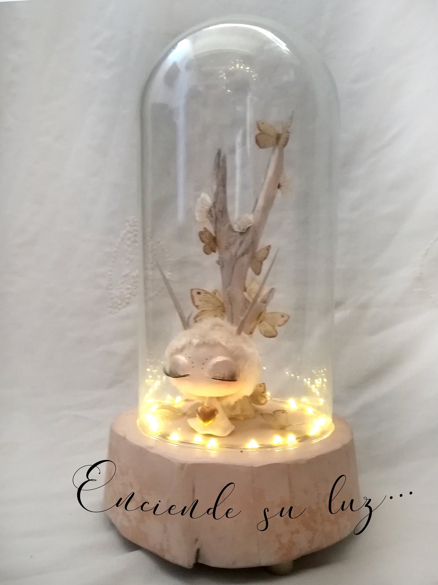 Glass Dome Pop Art Sculpture | Diorama Terrarium Art Lamp · Miniature Dollhouse Collectible