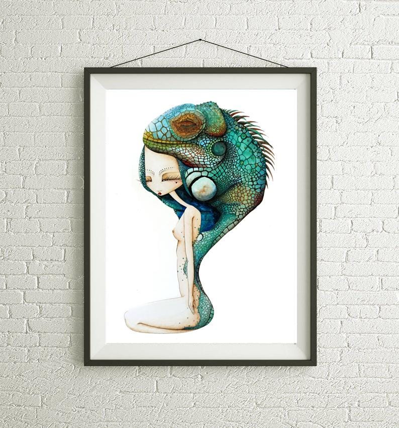 Giclée Art Print | Watercolour Illustration · Narrative Wall Art