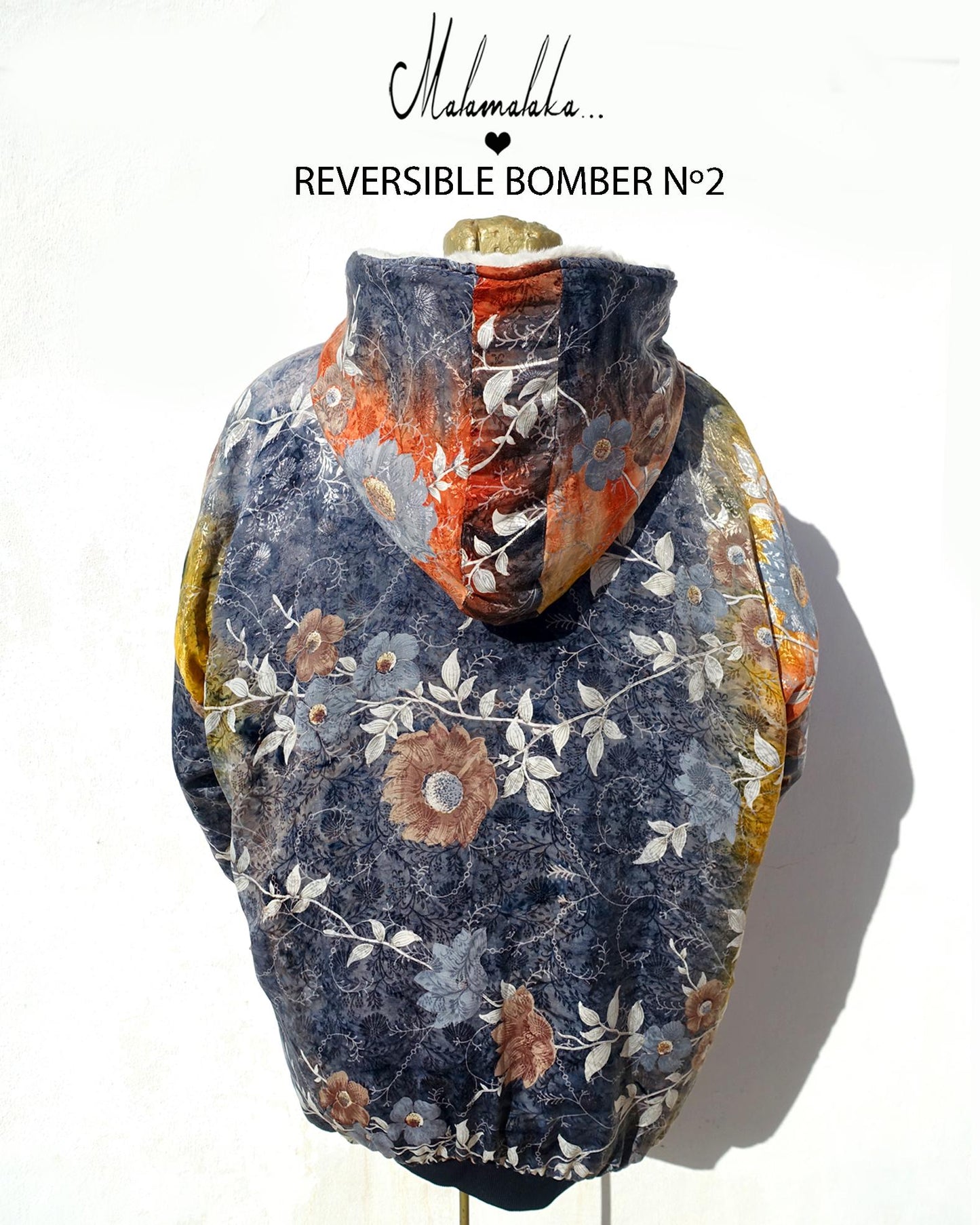 Reversible Plush Bomber Jacket | Detachable Hood · Size L · Unisex Festival Trap Streetwear