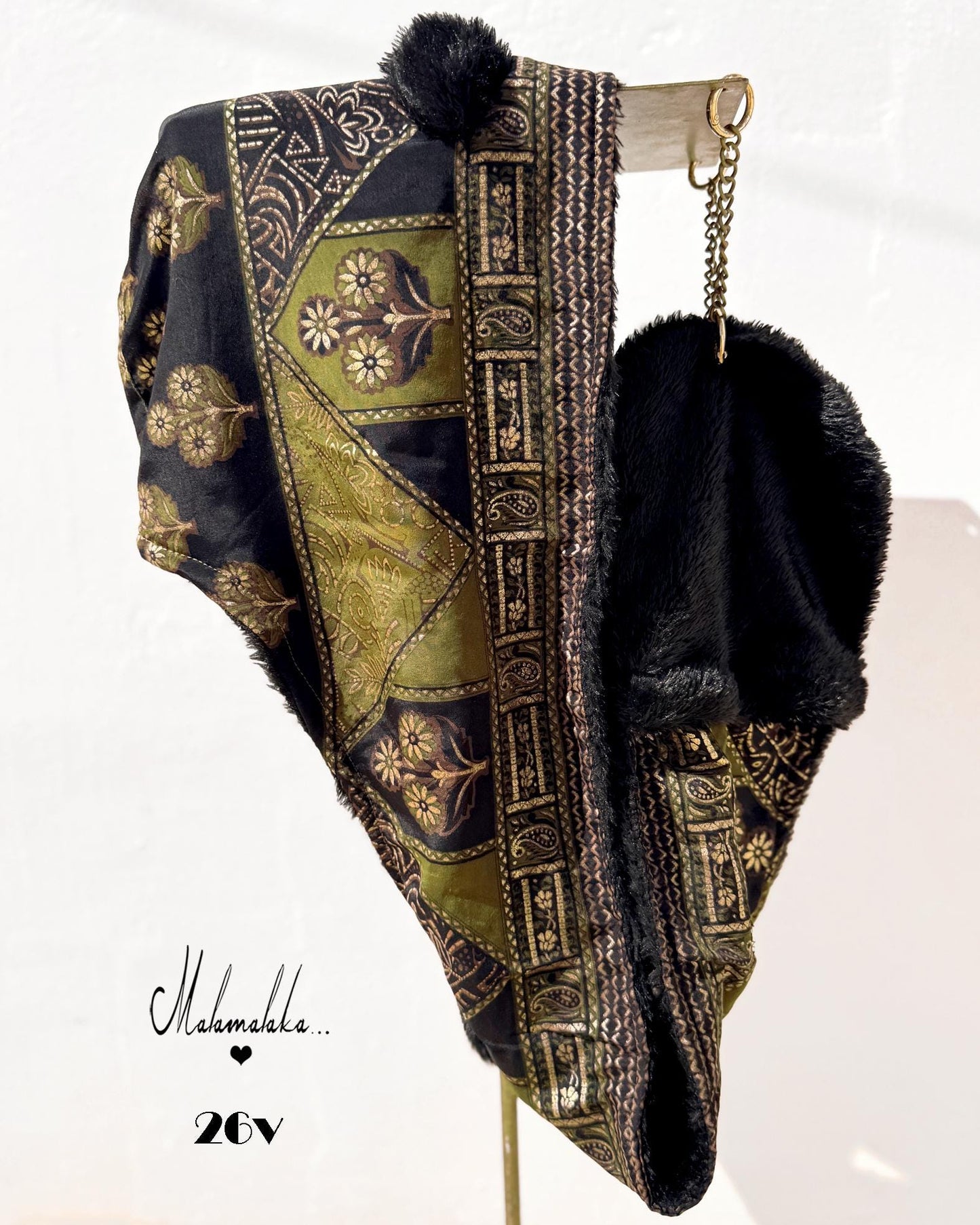 Animalakas Reversible Plush Hood | Unisex Festival Streetwear — One of a Kind