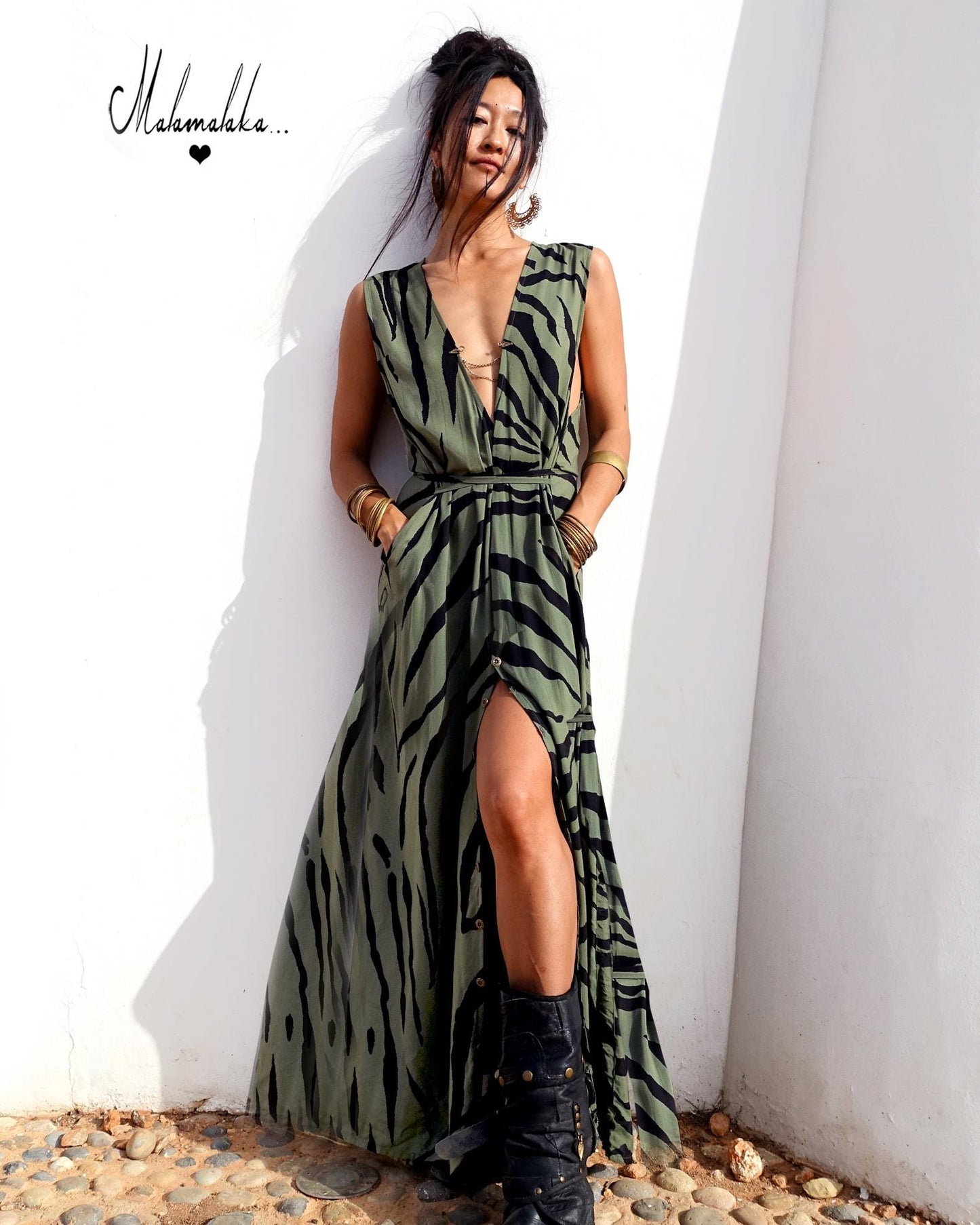 Transformable Mullet Skirt Maxi Dress | Backless Boho Party Dress · Elegant Ibiza Style