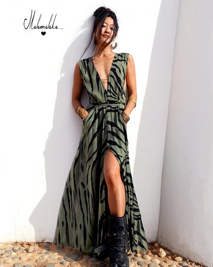 Falda maxi