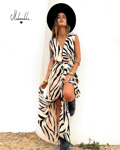 Falda maxi