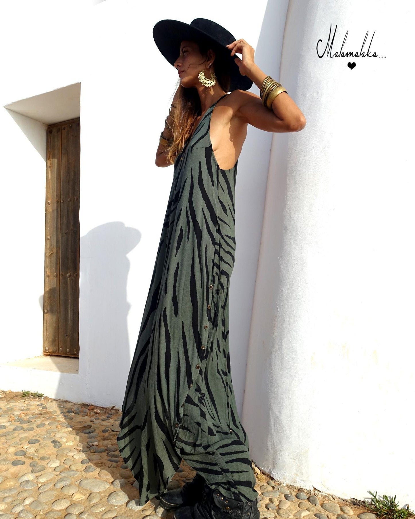 Transformable Mullet Maxi Dress | Backless Boho Party Dress · Elegant Ibiza Style