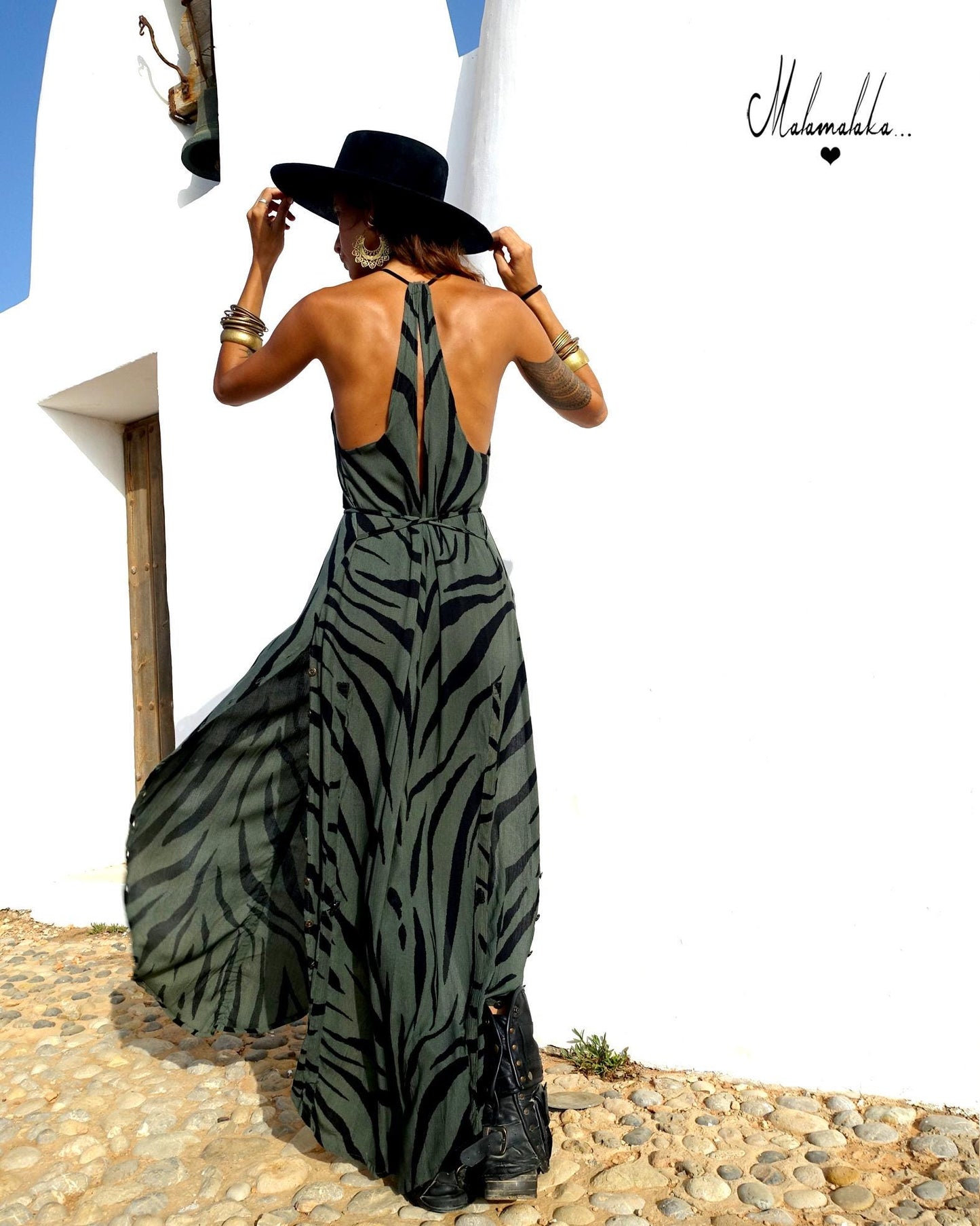 Transformable Mullet Maxi Dress | Backless Boho Party Dress · Elegant Ibiza Style