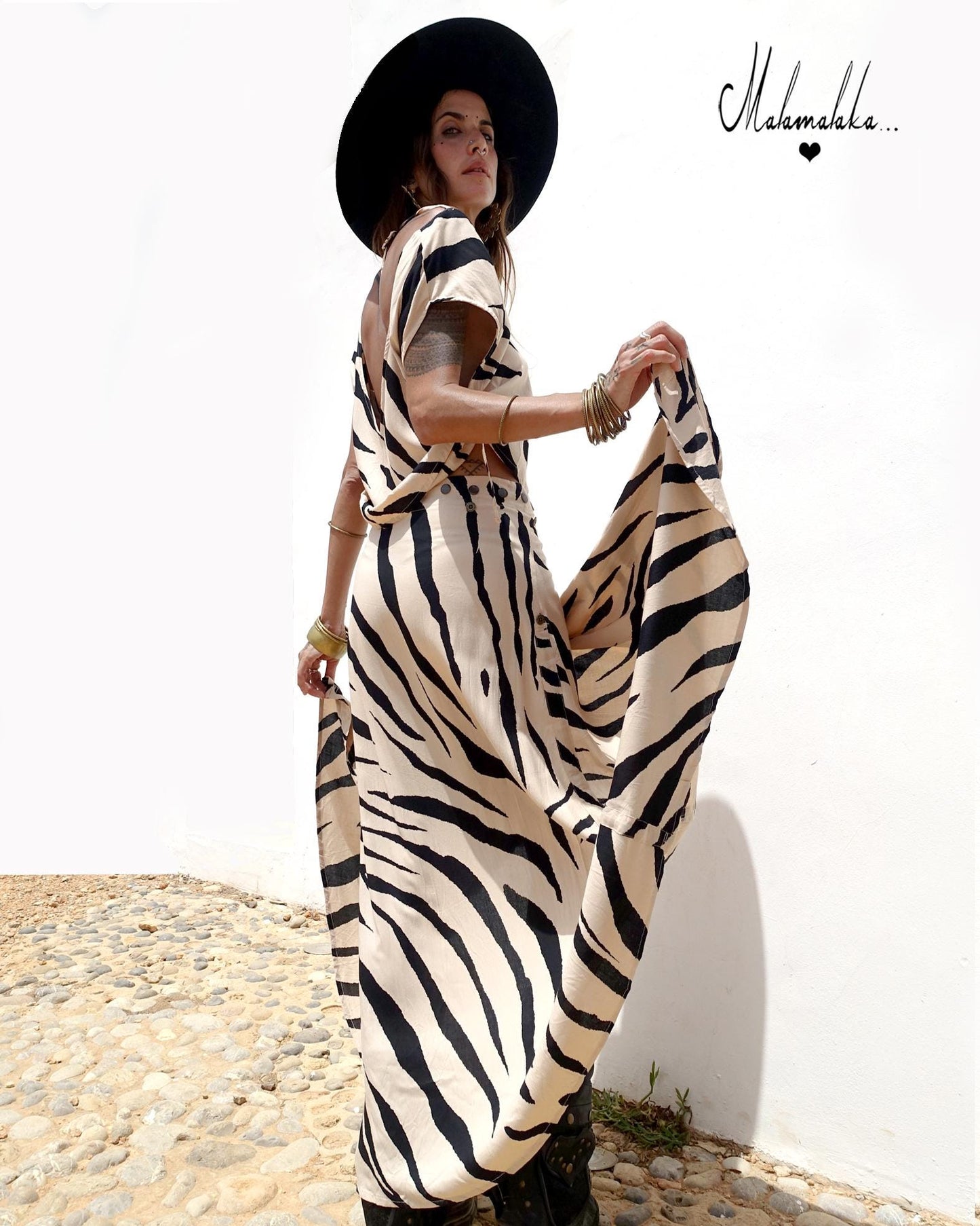 Women's Maxi Skirt & Shirt Co-ord Set | Boho Long Skirt Summer Outfit