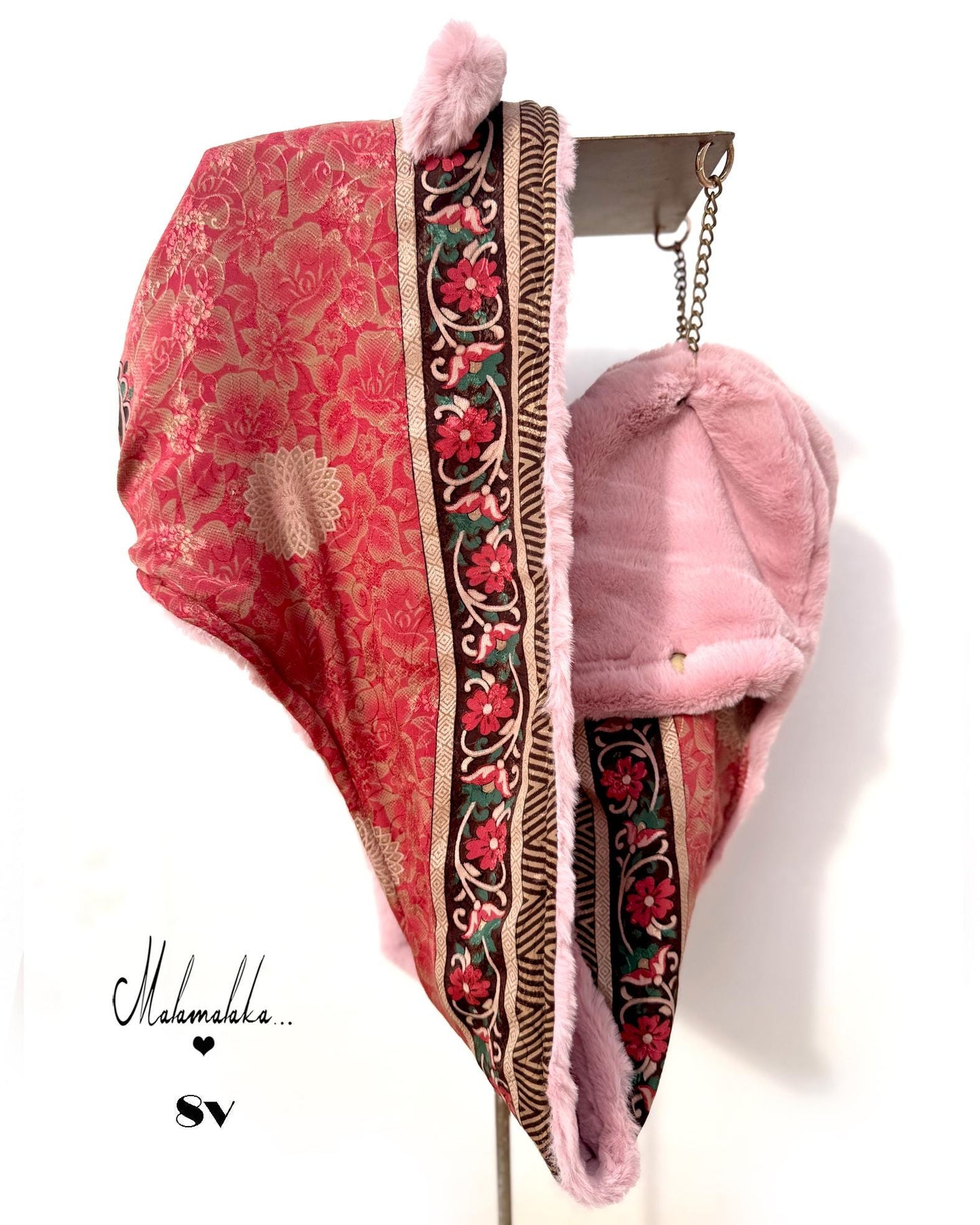 Animalakas Reversible Plush Hood | Unisex Festival Streetwear — One of a Kind