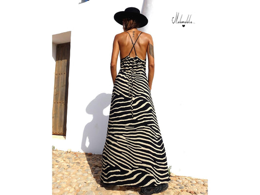 2-in-1 Dress & Jumpsuit — Transformable with Pockets | Boho Asymmetric Wedding Party Glamour · Ibiza Style