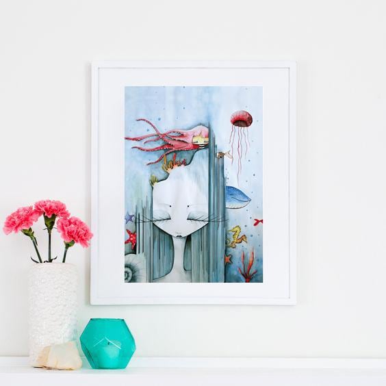 Giclée Art Print | Watercolour Illustration · Narrative Wall Art