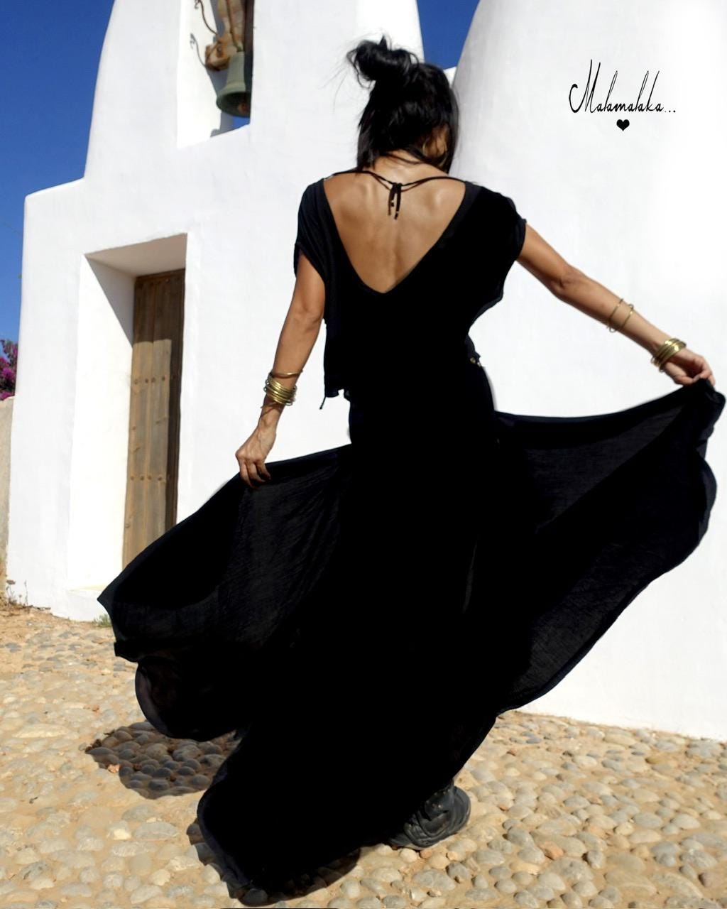 Women's Boho Co-ord Set | Fringe Wide-Leg Trousers & Open Shirt · Summer Outfit