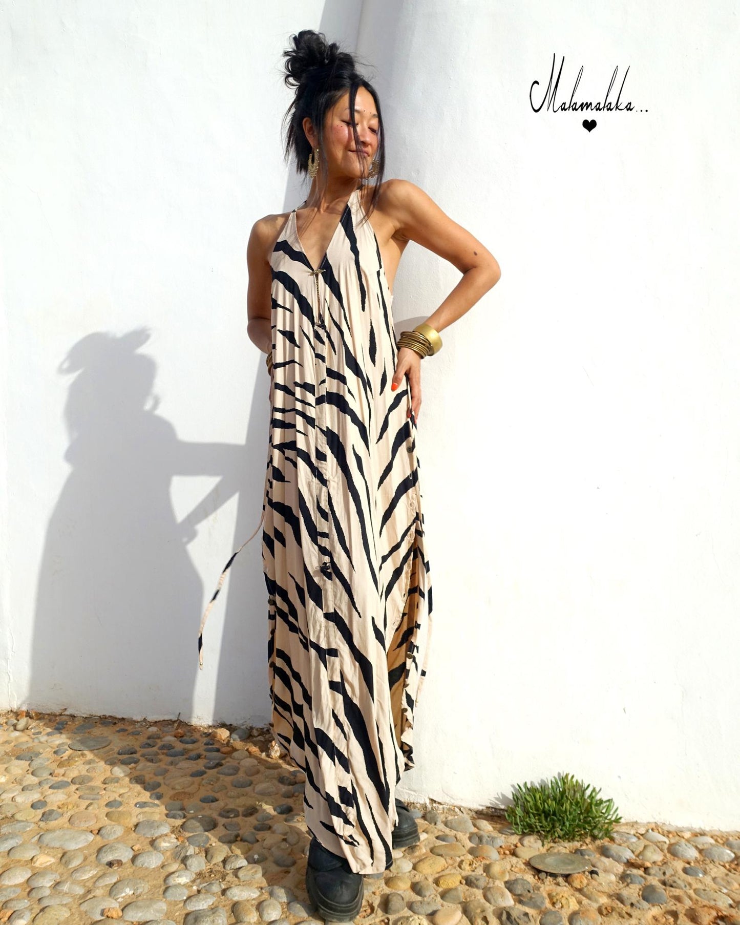 Transformable Mullet Maxi Dress | Backless Boho Party Dress · Elegant Ibiza Style