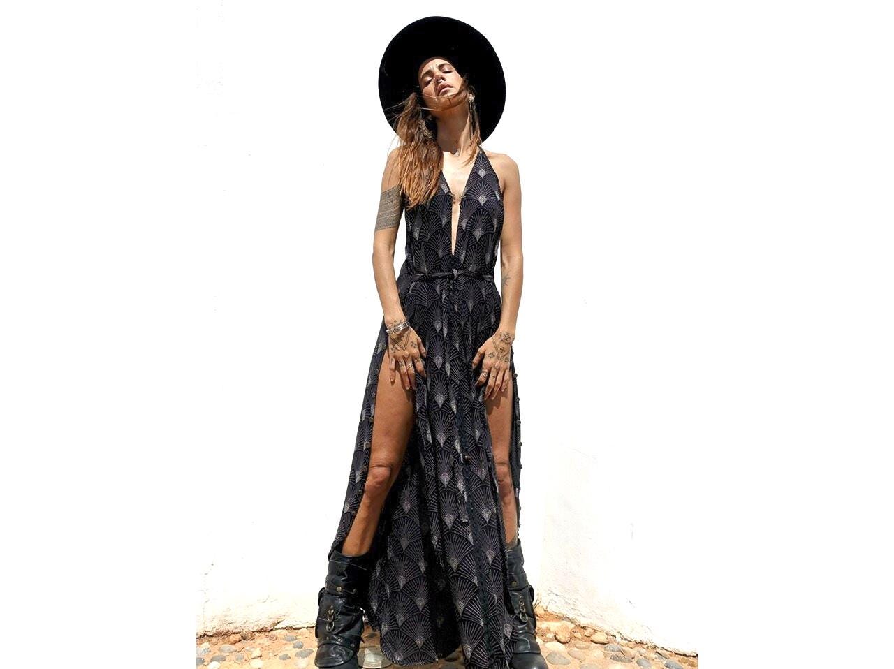 Transformable Mullet Maxi Dress | Backless Boho Party Dress · Elegant Ibiza Style