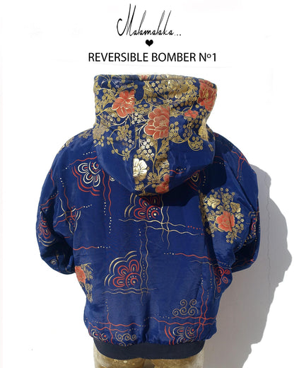 Reversible Plush Bomber Jacket | Detachable Hood · Size S · Unisex Festival Trap Streetwear