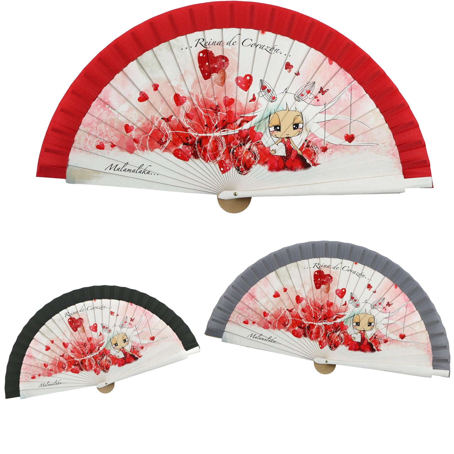 Malamalaka Handcrafted Wooden Fan | Artistic Designer Fan · Unique Gift for Women