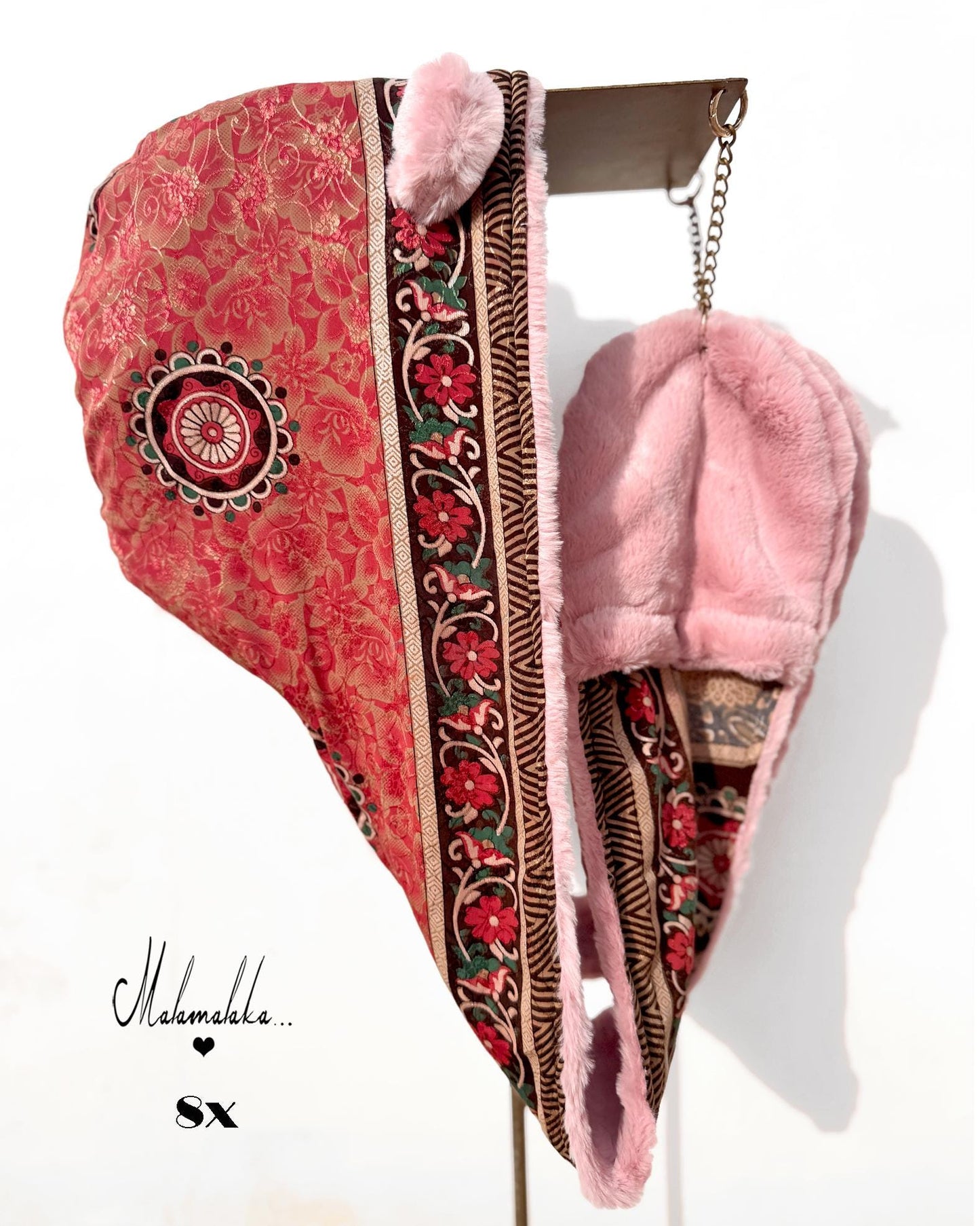 Animalakas Reversible Plush Hood | Unisex Festival Streetwear — One of a Kind