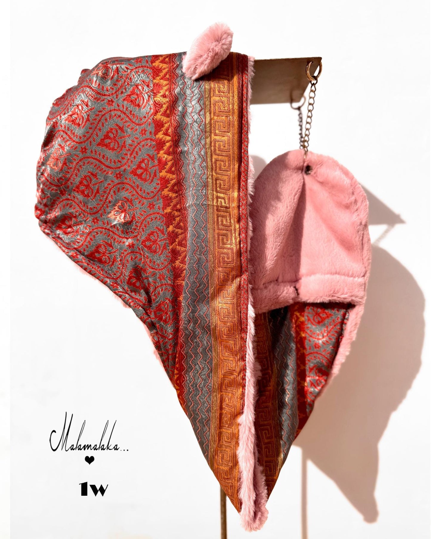 Animalakas Reversible Plush Hood | Unisex Festival Streetwear — One of a Kind